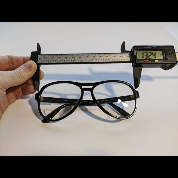 Ray-Ban Black Aviator Glasses - Picture 10 of 16